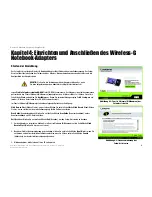 Preview for 13 page of Linksys WPC54GR (DE) (German) Benutzerhandbuch