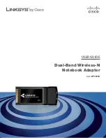 Preview for 1 page of Linksys WPC600N - Ultra RangePlus Wireless-N PC Card User Manual