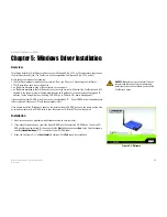 Предварительный просмотр 20 страницы Linksys WPS54GU2 - Wireless-G PrintServer For USB 2.0 Print Server User Manual