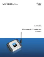 Linksys WPSM54G - Wireless-G PrintServer With Multifunction Printer Support Print Server User Manual preview