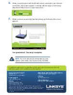 Preview for 6 page of Linksys WRT150N - Wireless-N Home Router Wireless Quick Installation