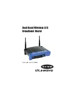 Preview for 1 page of Linksys WRT54AG User Manual