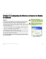 Предварительный просмотр 24 страницы Linksys WRT54G3G-VN User Manual