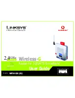 Предварительный просмотр 1 страницы Linksys WRT54G3G - Wireless-G Router For Verizon Wireless Broadband User Manual