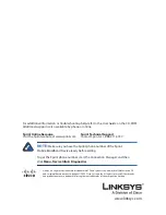 Preview for 12 page of Linksys WRT54G3GV2-ST - Wireless-G Router For Mobile Broadband Wireless Quick Installation