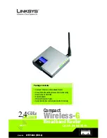 Preview for 1 page of Linksys WRT54GC - Compact Wireless-G Broadband Router Wireless Quick Installation