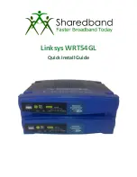 Preview for 1 page of Linksys WRT54GL - Wireless-G Broadband Router Wireless Quick Install Manual