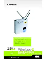 Preview for 1 page of Linksys WRT54GX - Wireless-G Broadband Router Quick Installation Manual