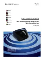 Preview for 1 page of Linksys WRT610N - Simultaneous Dual-N Band Wireless Router Quick Installation Manual