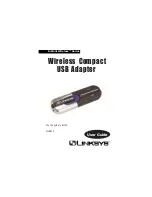 Предварительный просмотр 1 страницы Linksys WUSB12 User Manual