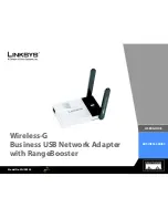 Preview for 1 page of Linksys WUSB200 User Manual