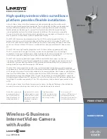 Preview for 1 page of Linksys WVC2300 Product Data