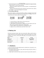 Preview for 4 page of Linksz CMDA FWT-8828 User Manual