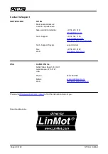 Preview for 20 page of LinMot C1250-LU-XC Manual