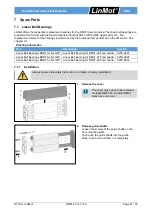 Предварительный просмотр 21 страницы LinMot DM01-23 Series Installation Manual