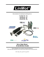 Предварительный просмотр 1 страницы LinMot E1100-CO Drive Data Sheet  & Installation Manual