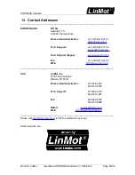 Предварительный просмотр 25 страницы LinMot E1130-DP-HC User Manual