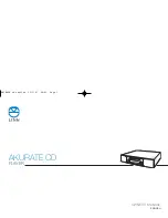 Linn AKURATE CD Player Owner'S Manual preview