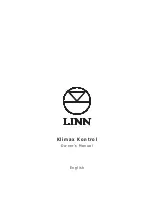 Linn Klimax Kontrol Owner'S Manual preview