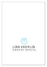 Предварительный просмотр 1 страницы Linn Kremlin Owner'S Manual