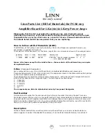 Предварительный просмотр 26 страницы Linn LK260 Service Manual