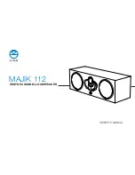 Linn MAJIK 112 Owner'S Manual preview