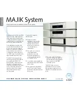 Предварительный просмотр 1 страницы Linn MAJIK 2100 Quick Manual