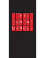Linn Sondek LP12 Owner'S Manual предпросмотр
