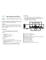 Preview for 1 page of Linn UPHORIK Quick Start Manual