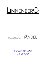 Предварительный просмотр 1 страницы Linnenberg HANDEL Owner'S Manual