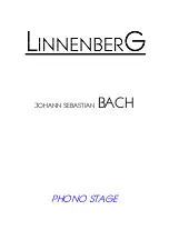 Предварительный просмотр 1 страницы Linnenberg JOHANN SEBASTIAN BACH Owner'S Manual