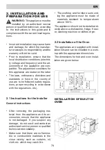 Предварительный просмотр 79 страницы Lino FL1 F5MDS XS Installation Manual