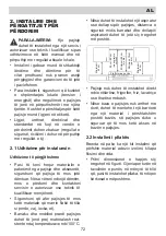 Preview for 72 page of Lino PL3 TC4MAX V Installation Manual