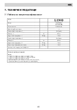 Предварительный просмотр 65 страницы Lino PL3 TCT2 V Installation Manual