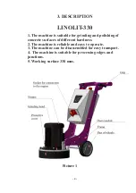 Предварительный просмотр 5 страницы Linolit SL 330 Instruction Manual