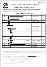 Preview for 2 page of LINON HOME DECOR PRODUCTS, INC. 98373WHT-01-KD-U Assembly Instructions Manual