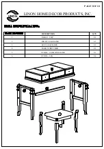 Preview for 3 page of LINON HOME DECOR PRODUCTS, INC. 98373WHT-01-KD-U Assembly Instructions Manual