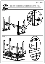 Preview for 4 page of LINON HOME DECOR PRODUCTS, INC. 98373WHT-01-KD-U Assembly Instructions Manual