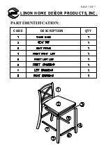 Предварительный просмотр 3 страницы Linon 01709BLK-01-KD-U Assembly Instructions Manual