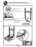 Предварительный просмотр 5 страницы Linon 0226LAV01U Quick Start Manual