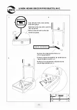 Предварительный просмотр 5 страницы Linon 0233BLK01U Quick Start Manual