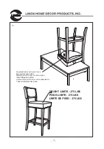 Предварительный просмотр 7 страницы Linon 0233BLK01U Quick Start Manual