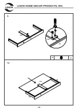 Предварительный просмотр 10 страницы Linon 20420 Manual