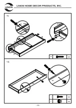 Предварительный просмотр 11 страницы Linon 20420 Manual