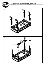 Предварительный просмотр 5 страницы Linon 580457GRY01U Manual