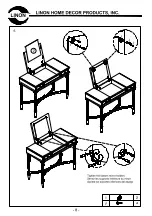 Предварительный просмотр 8 страницы Linon 580457GRY01U Manual