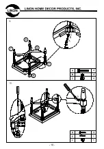Предварительный просмотр 10 страницы Linon 580457GRY01U Manual