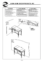 Предварительный просмотр 13 страницы Linon 580457GRY01U Manual