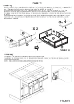 Предварительный просмотр 11 страницы Linon 6252SF-AB-KD-U Assembly Instructions Manual