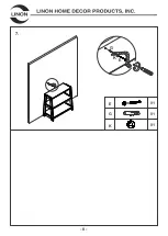 Предварительный просмотр 8 страницы Linon 770186BLK01U Manual